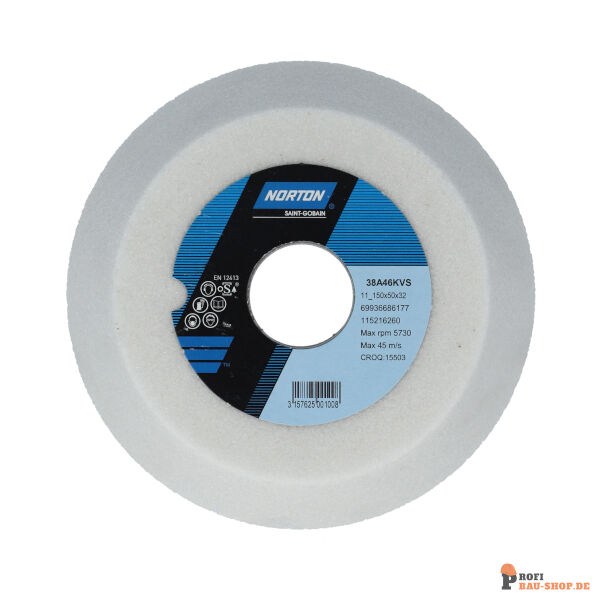 nortonschleifmittel/NORTON_schleifmittel_69936686177 11 Tapered _flaring_ cup Tool Room-Norton 38A-150x50x32_10_96x13-38A46KVS_166089